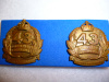 43rd Infantry Battalion (The Hindmarsh Regiment) Collar Badge Pair